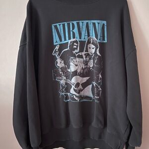 American Eagle Outfitters Black Sweatshirt